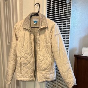 Columbia Women's Beige Quilted Puffer Jacket